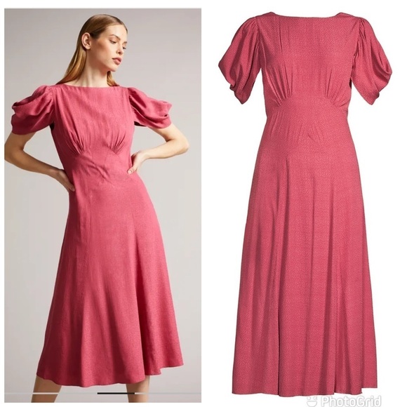 Ted Baker Tulipi Panelled Midi-Dress New with Tags! - Picture 9 of 9